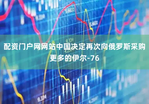 配资门户网网站中国决定再次向俄罗斯采购更多的伊尔-76