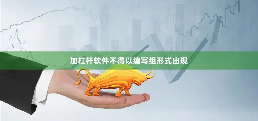 加杠杆软件不得以编写组形式出现